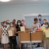 Zdjęcie grupowe wszystkich uczestników warsztatów pielęgnacyjnych w ramach projektu Rozwój usług spo