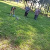 Prace przy donicach z betonu