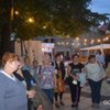 Uczestnicy wycieczki na rynku zielonogórskim