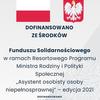 Informacja o dofinansowaniu „Asystent osobisty osoby niepełnosprawnej” – edycja 2021