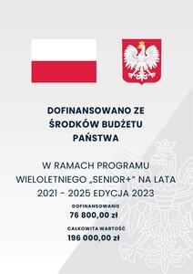 Plakat senior + 2023